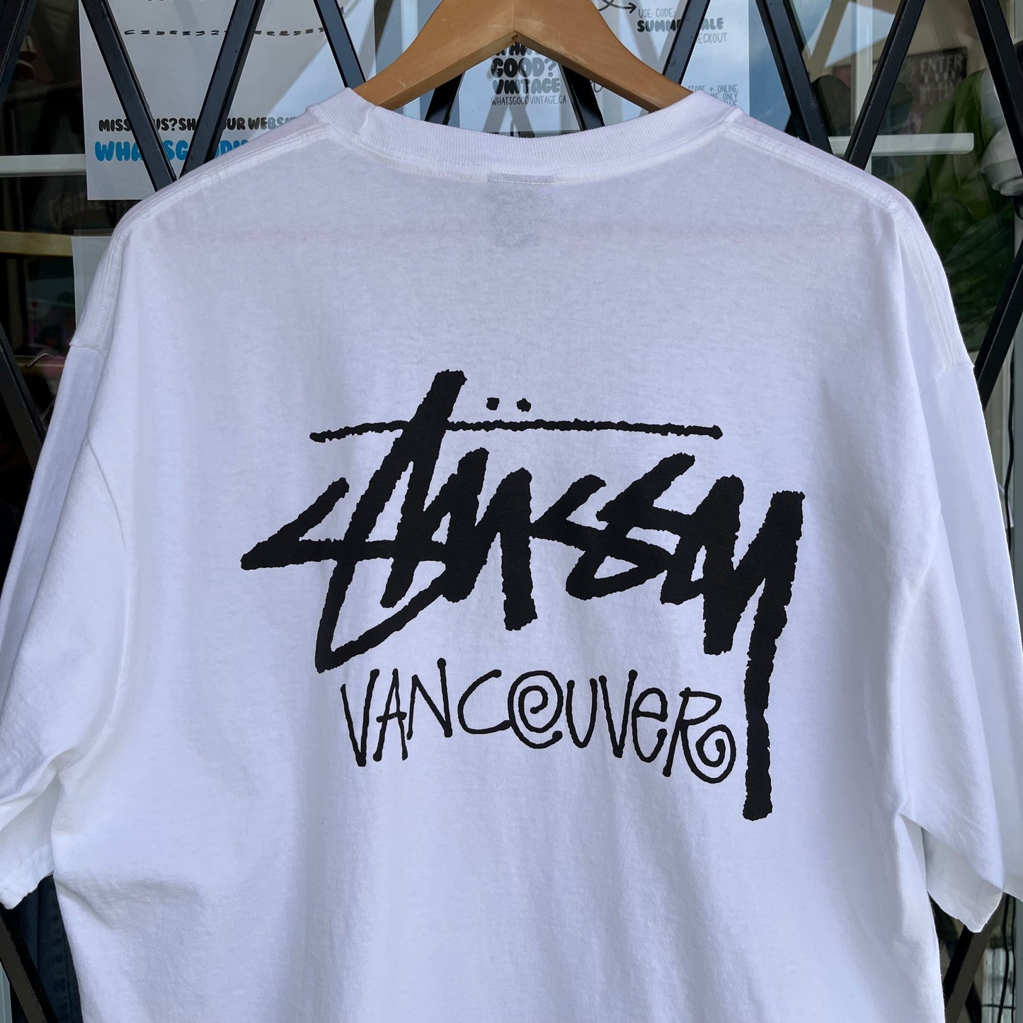 Stussy Vancouver Stock Tee White - Size XL