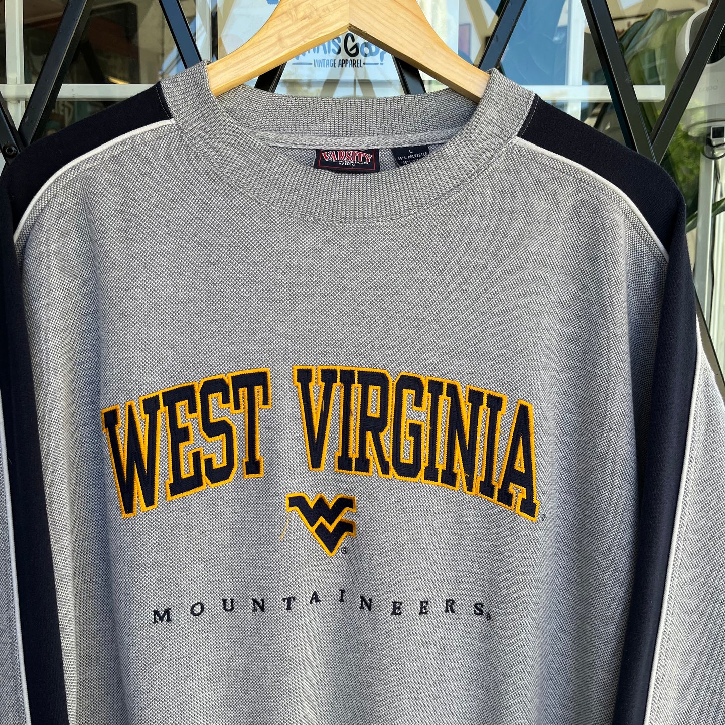 Vintage WV Mountaineers University Crewneck - Size L