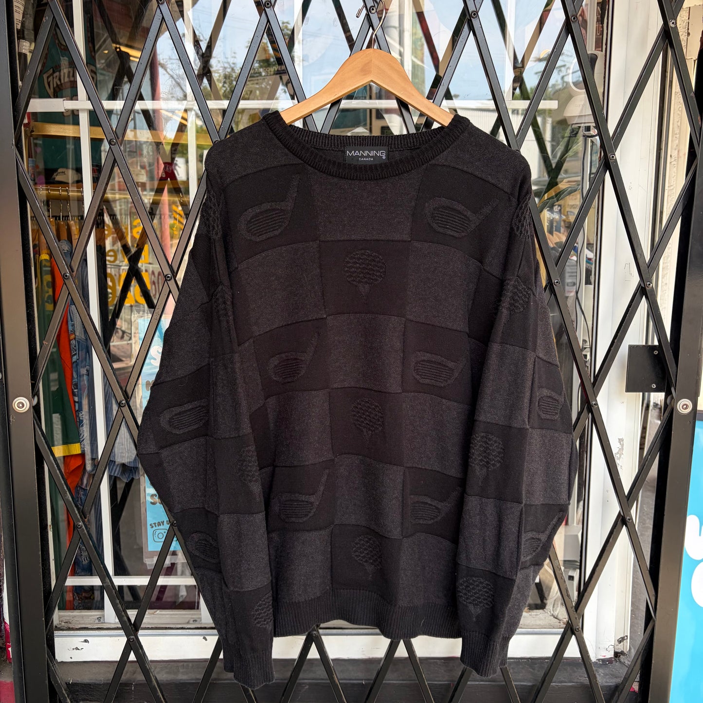 Vintage Golf Knit Sweater - Size XL