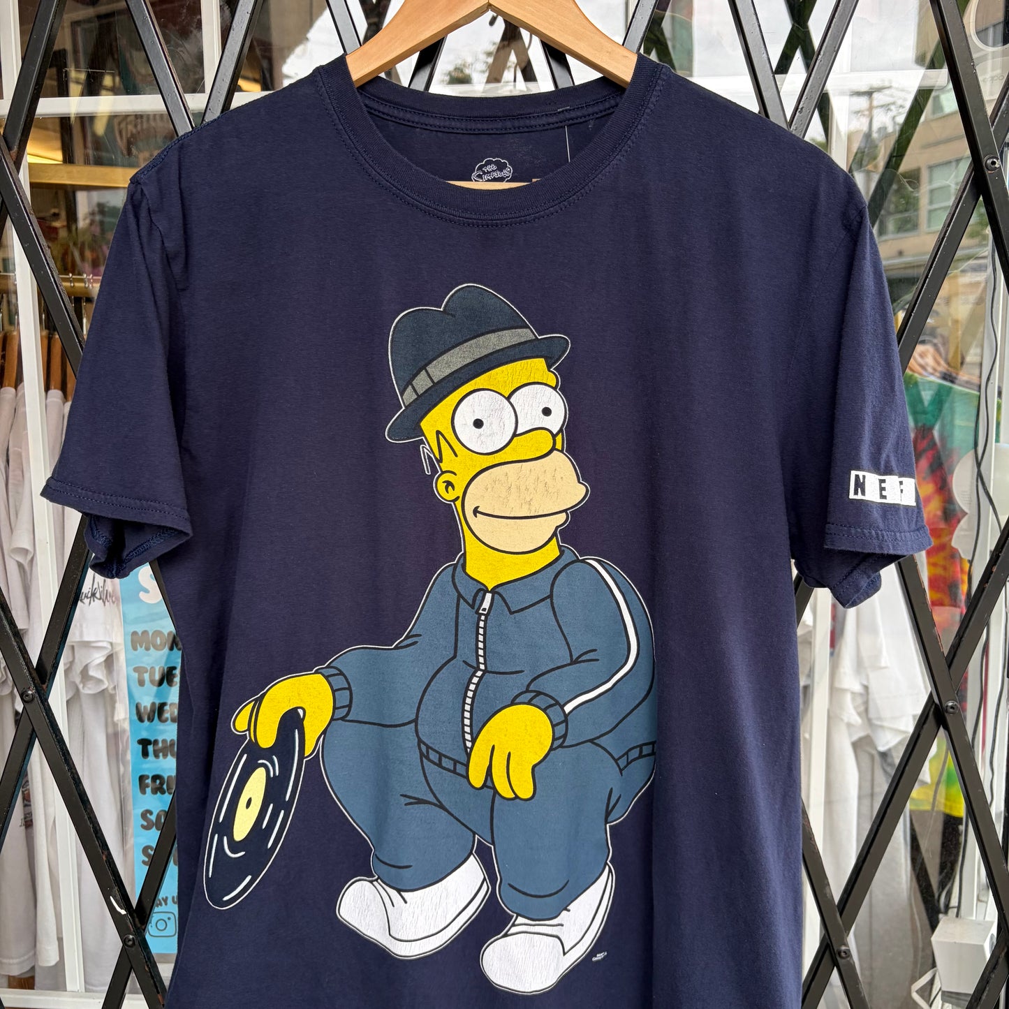 Neff x The Simpsons Homer Hip Hop Tee - Size L