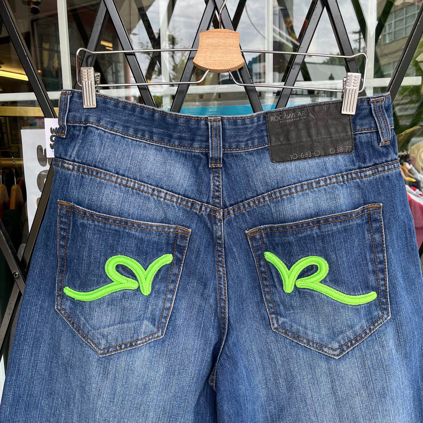 Y2K Rocawear Baggy Denim Shorts - Size 34W
