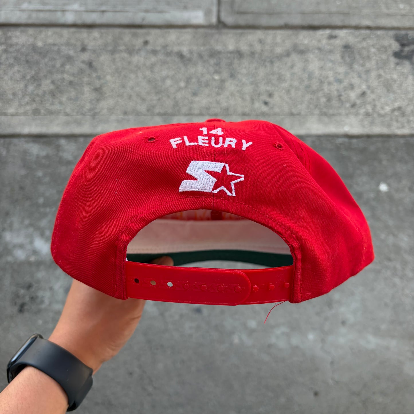 Vintage Starter Calgary Flames Theoron Fleury SnapBack