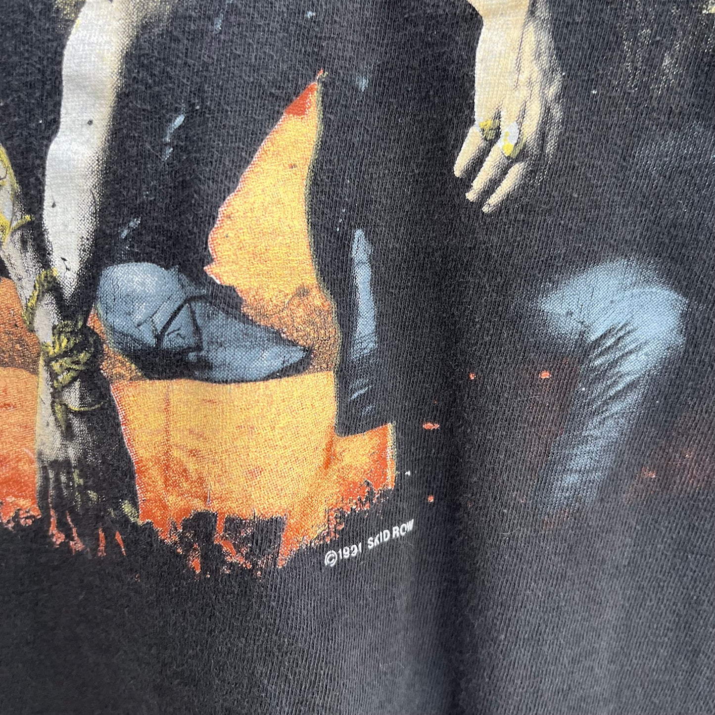 1991 Skid Row Tour Cut Off Tee - Size L