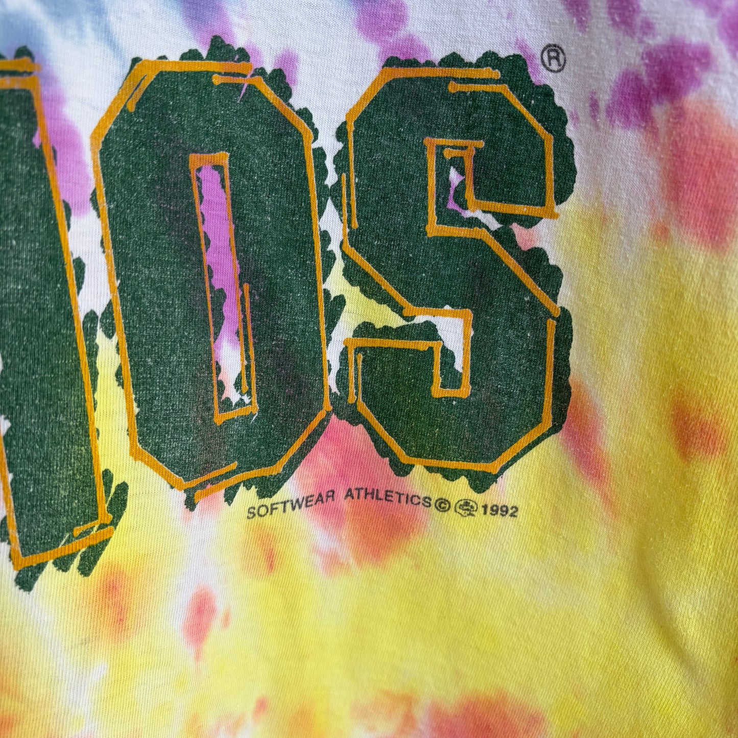 1992 Edmonton Eskimos Tie Dye Tee - Size L