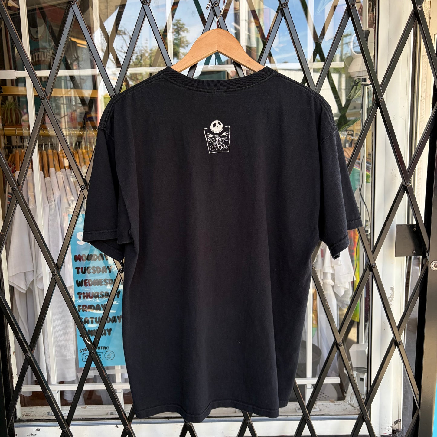 Nightmare Before Christmas Jack Skeleton Tee - Size XL