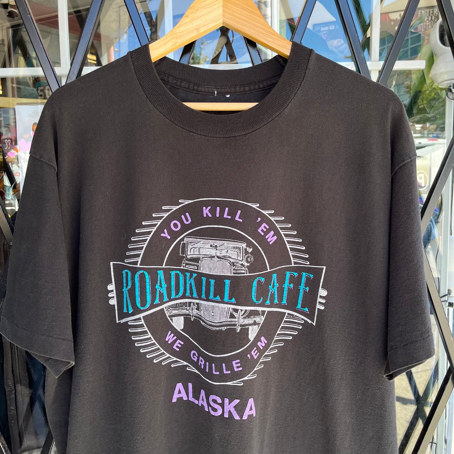 Vintage Road Kill Cafe Parody Tee - Size XXL