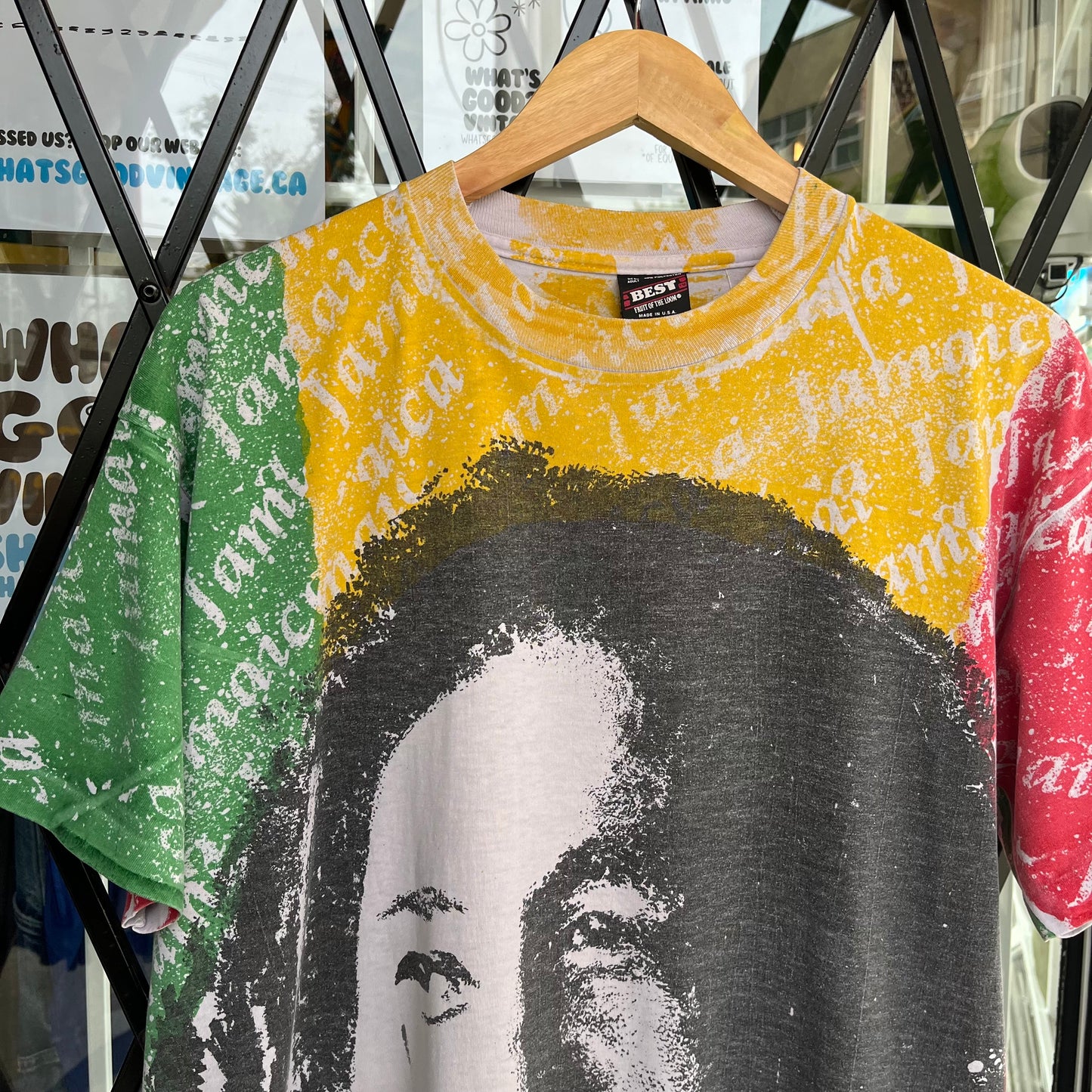 Vintage Bob Marley AOP Tee - Size XL