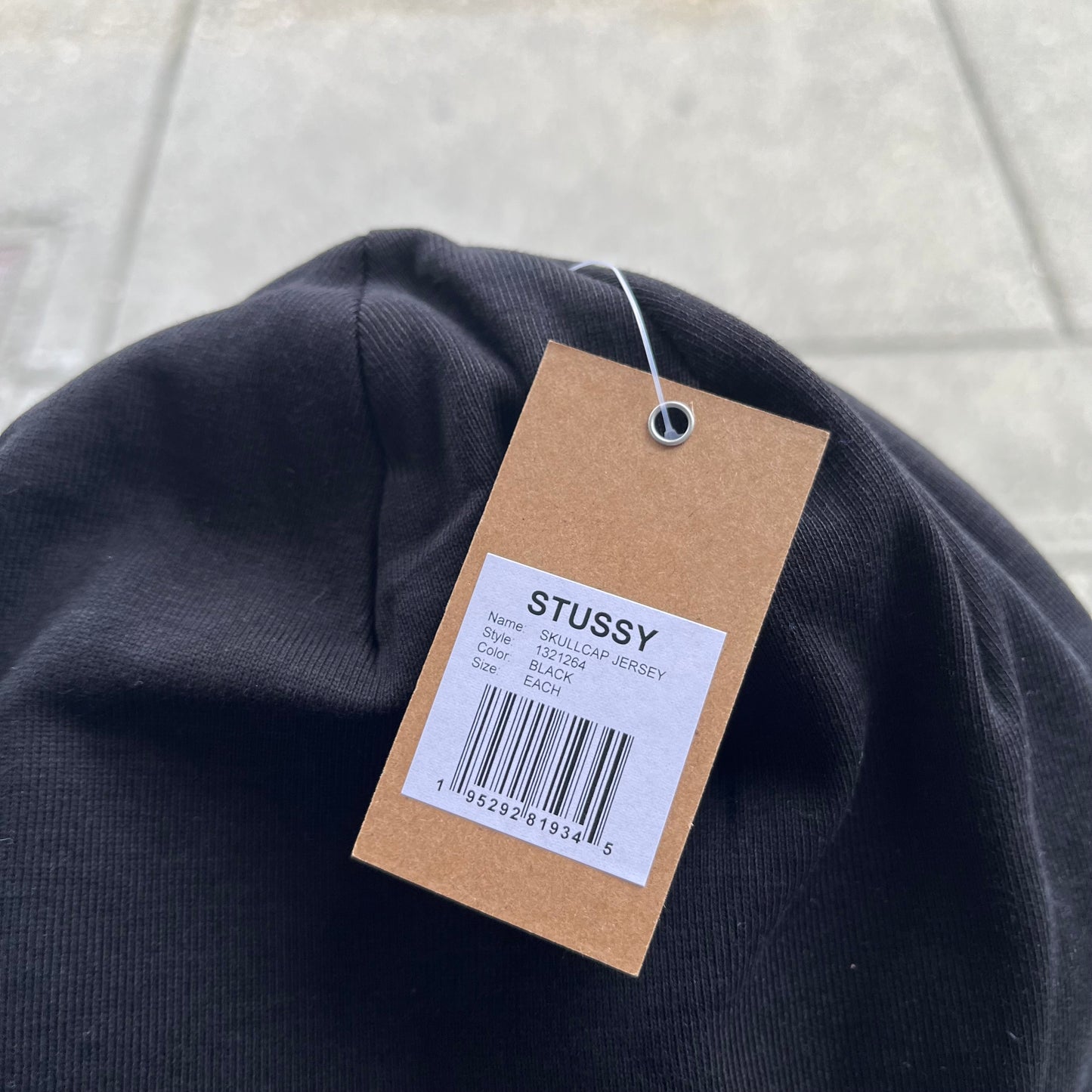 Stussy Skullcap Jersey Black