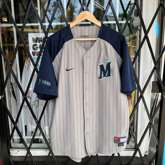 Vintage Nike Seattle Mariners Pinstripes Jersey - Size M