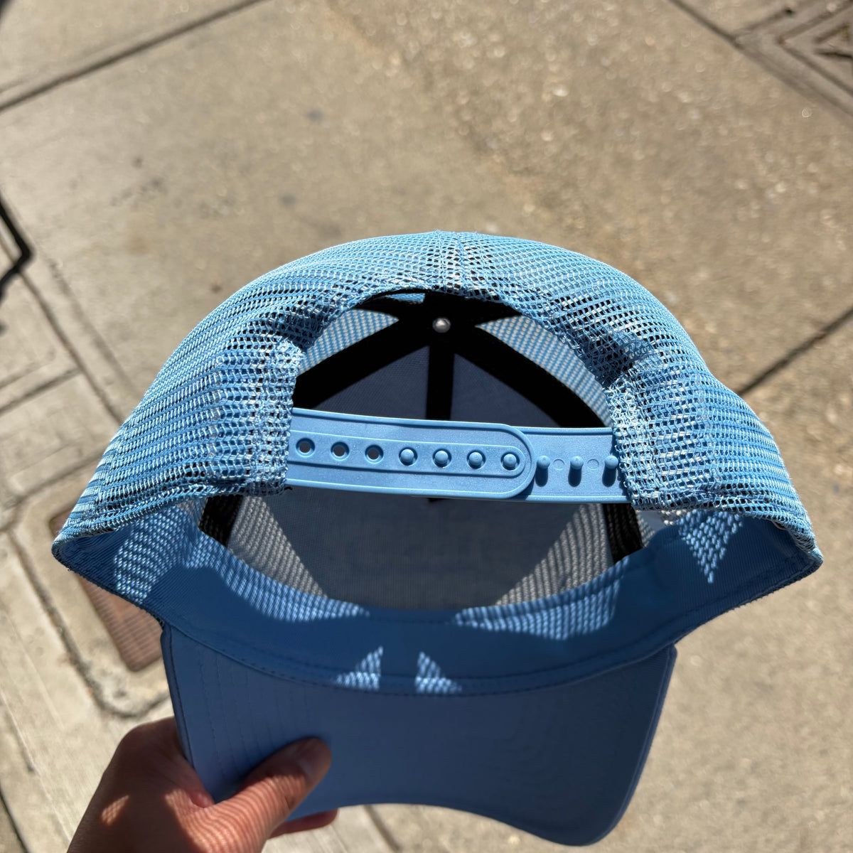 Stussy Sport 9Forty Trucker Hat Sky Blue