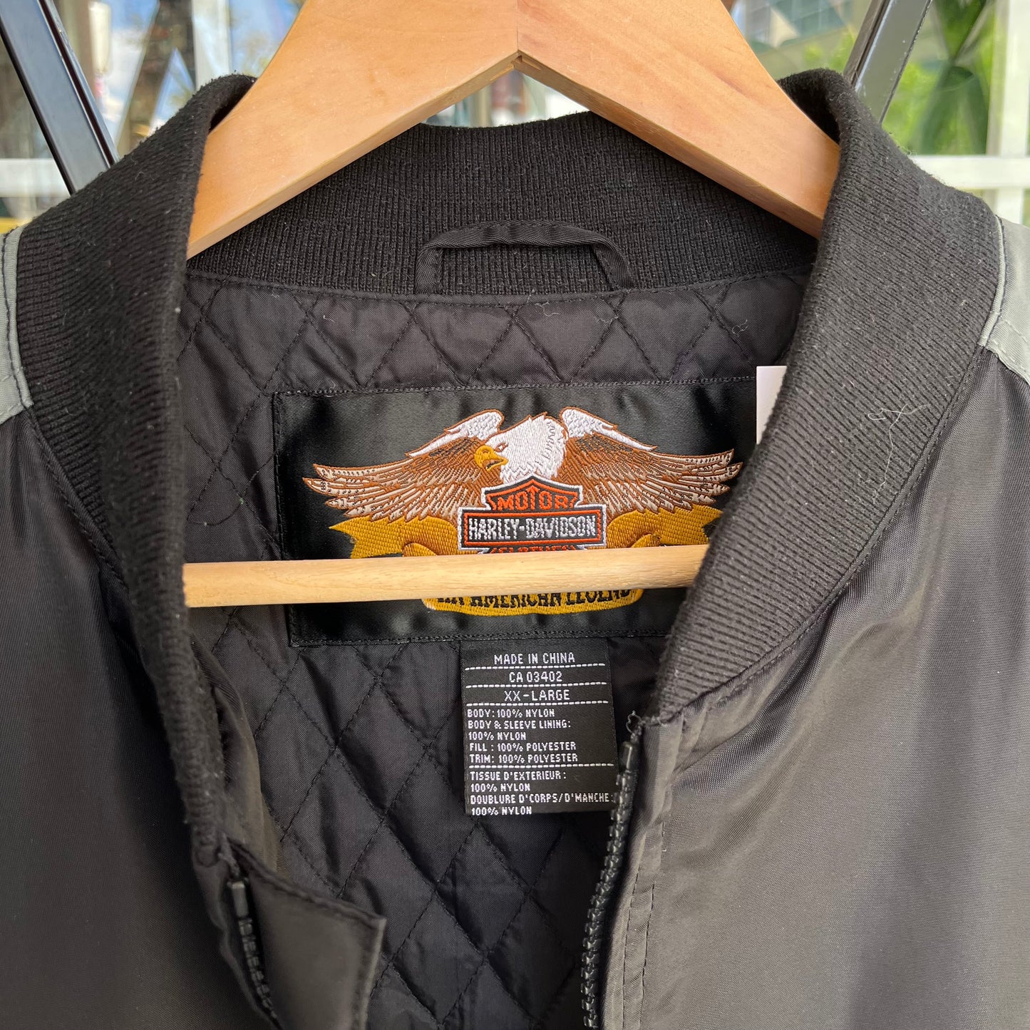 Y2K Harley Davidson Bomber Jacket - Size XXL