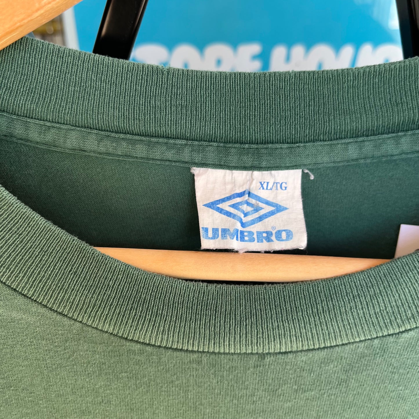 Vintage Umbro Soccer Tee - Size XL