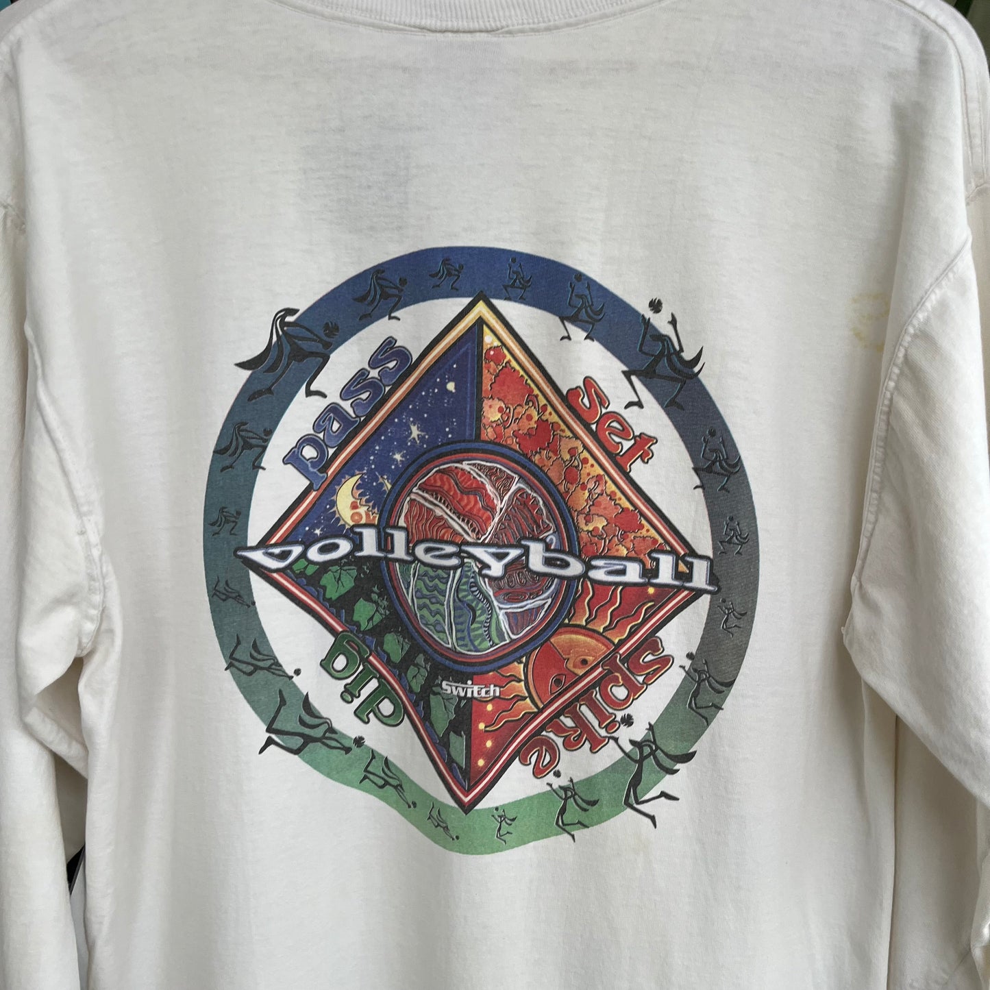 Vintage Volleyball Long Sleeve - Size L