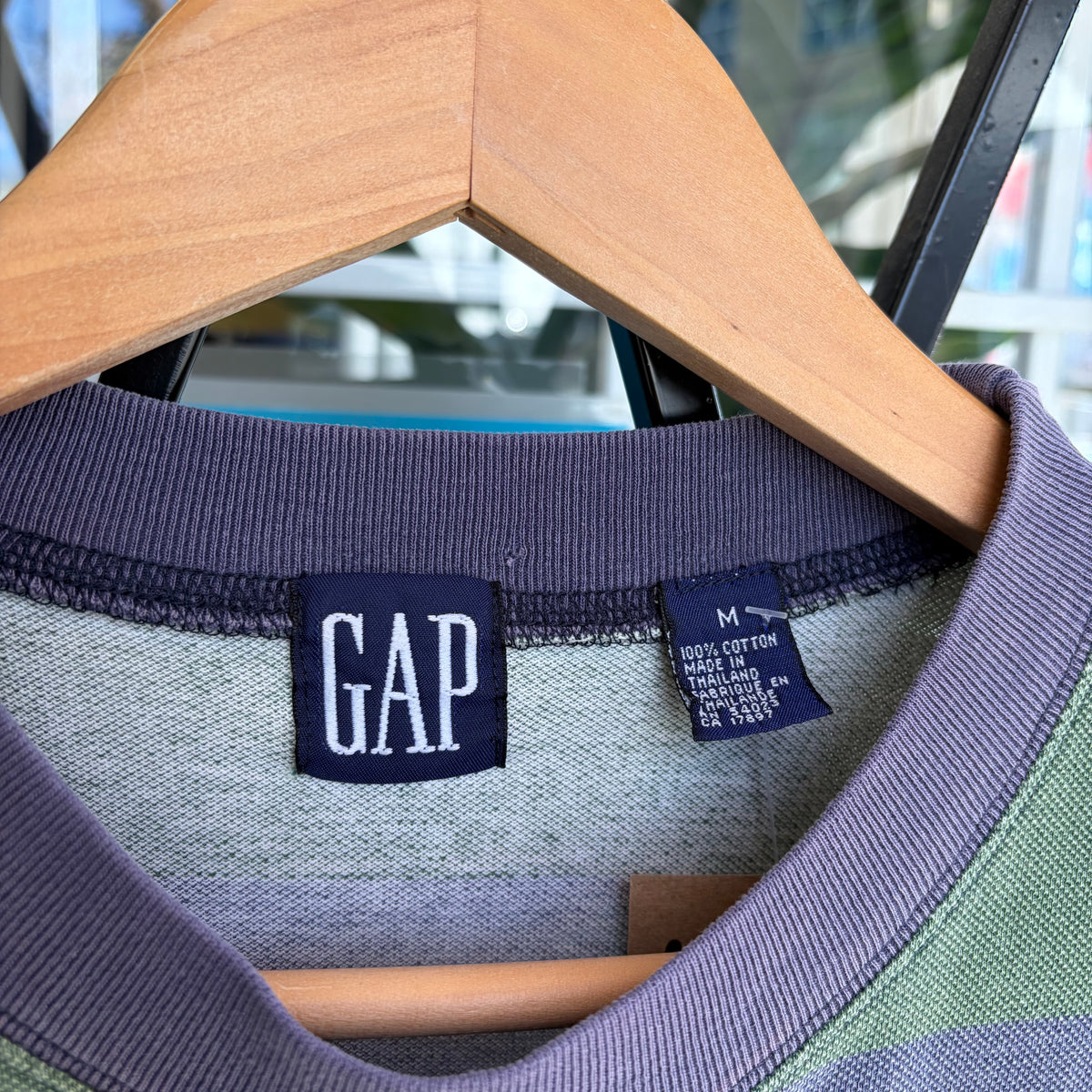 Vintage Gap Stripe Pocket Tee - Size M