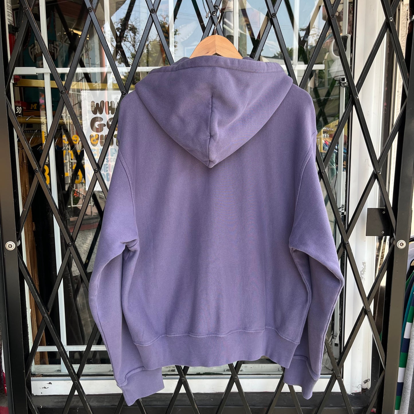 Stussy Jumbo Zip Hoodie Grape - Size L