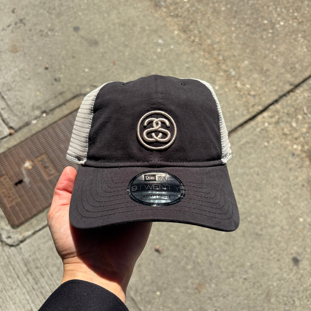 Stussy SS Link 9Twenty Trucker Hat Night Black