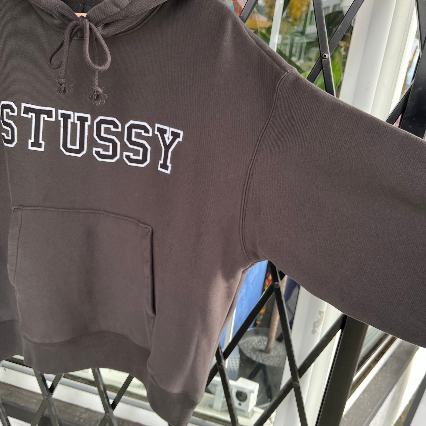 Stussy Applique Hoodie Black - Size M