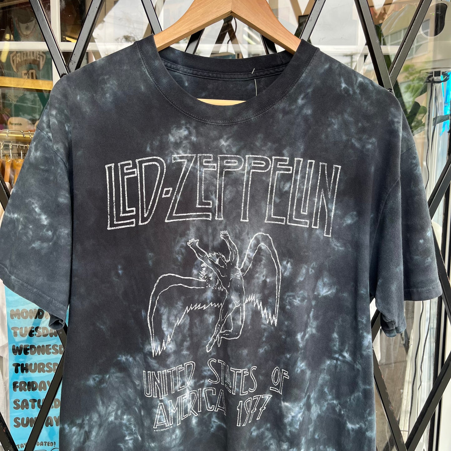 Led Zeppelin Tie Dye Tee - Size L