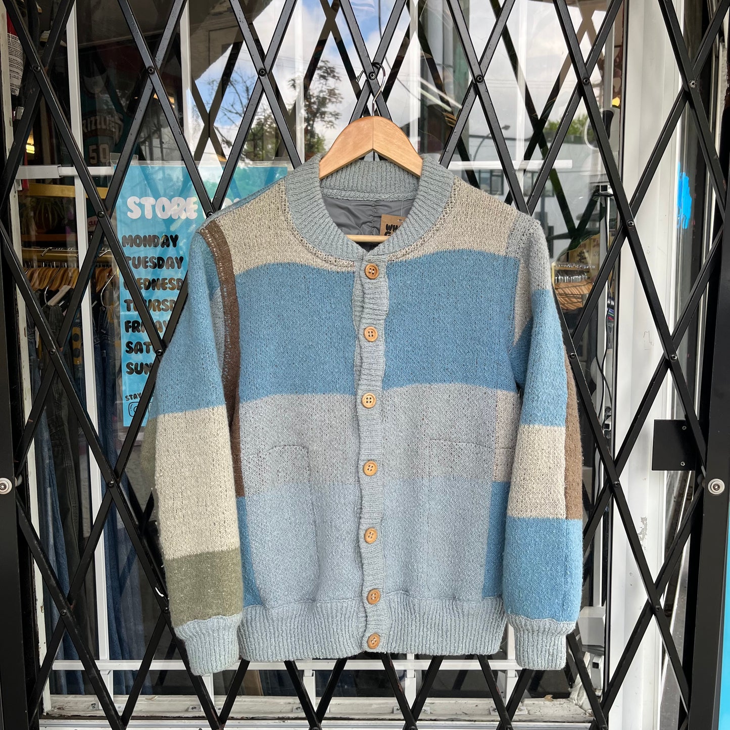Vintage Reversible Knit Cardigan -  Size Women’s M