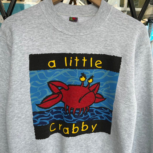 Vintage A Little Crabby Crewneck - Size S