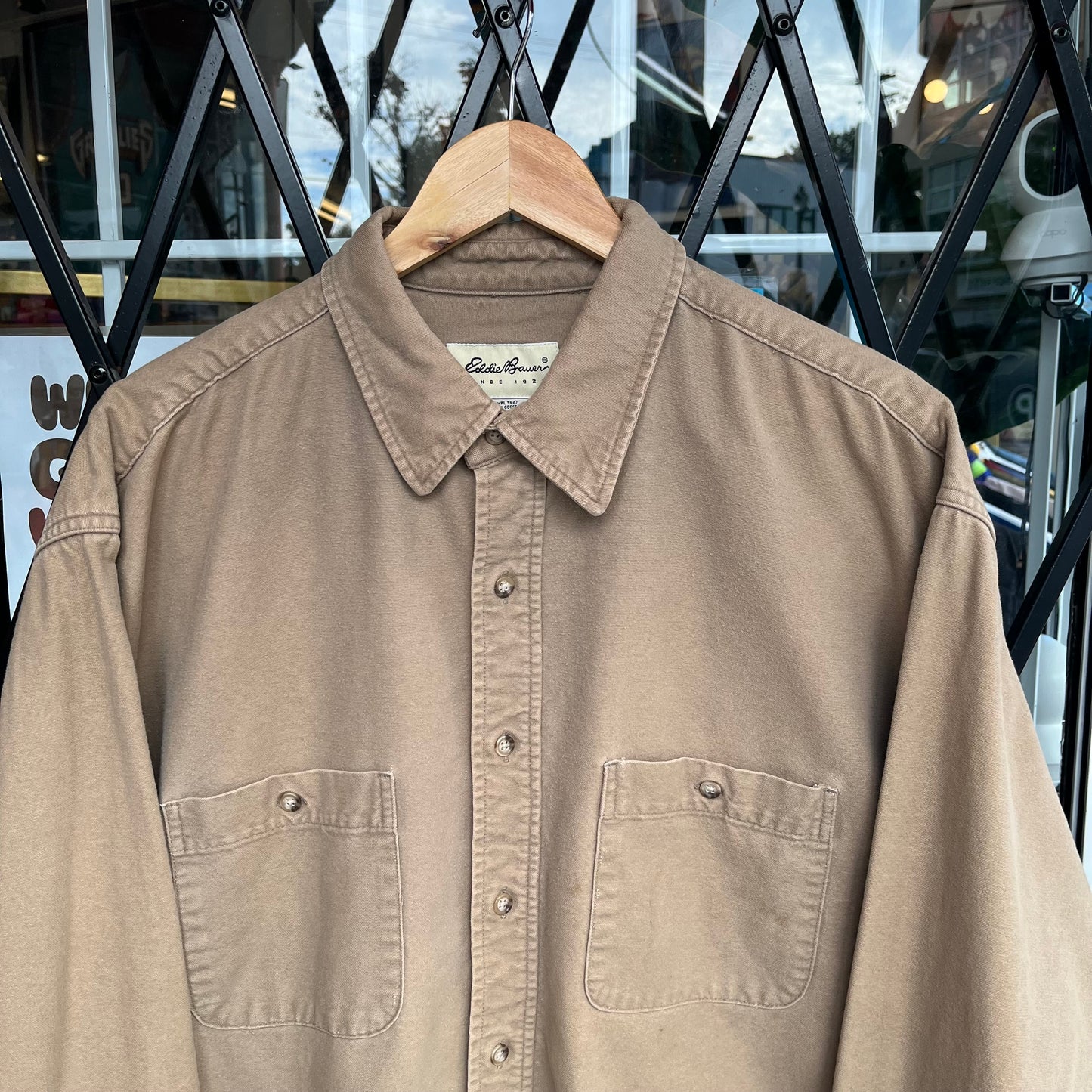 Vintage Eddie Bauer Button Up Shirt - Size XL