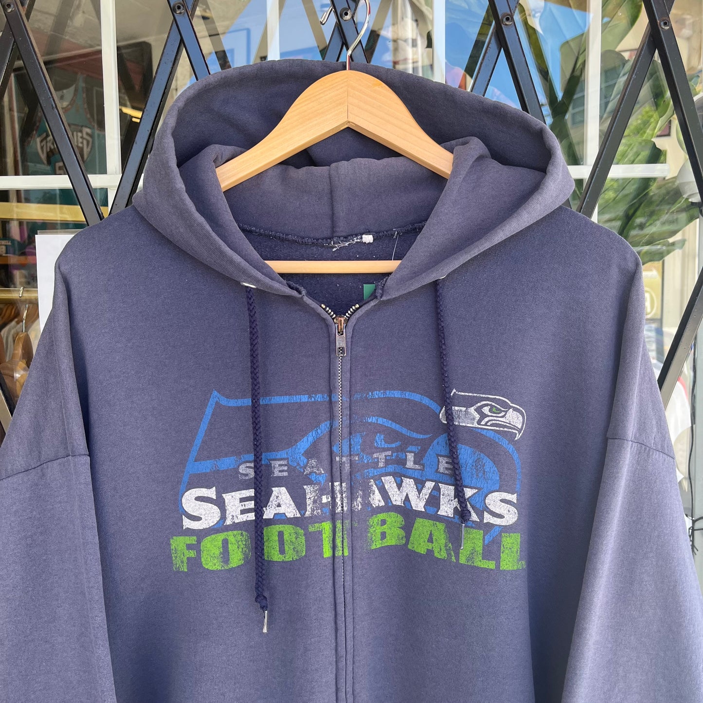 Seattle Seahawks Zip Up Hoodie - Size XL