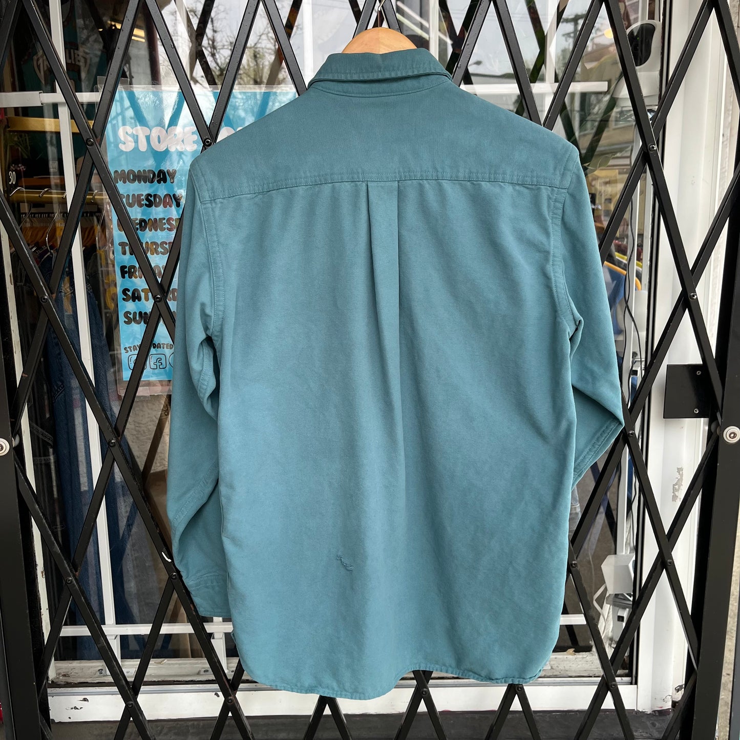 Vintage LL Bean Chamois Cloth Button Up Shirt - Size S