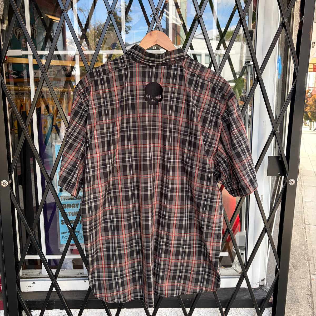 Harley Davidson Plaid Button Up Shirt - Size XXL
