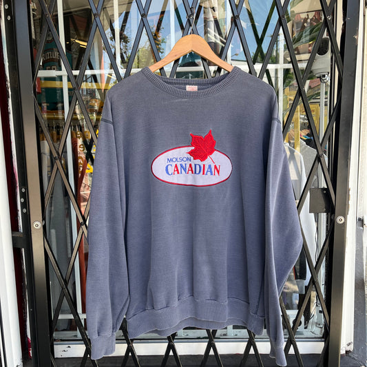 Vintage Molson Canadian Crewneck - Size XL