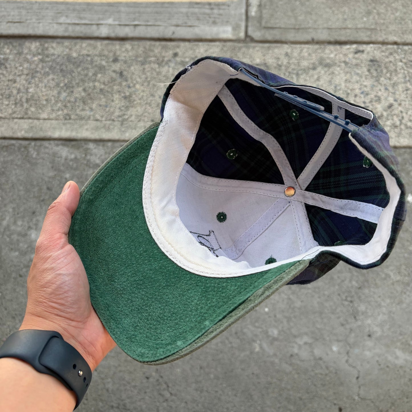 Vintage Disney Mickey Plaid SnapBack