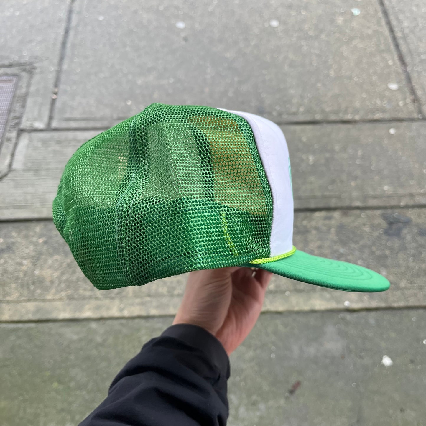 Vintage Fitzgeralds Las Vegas Trucker Hat Green