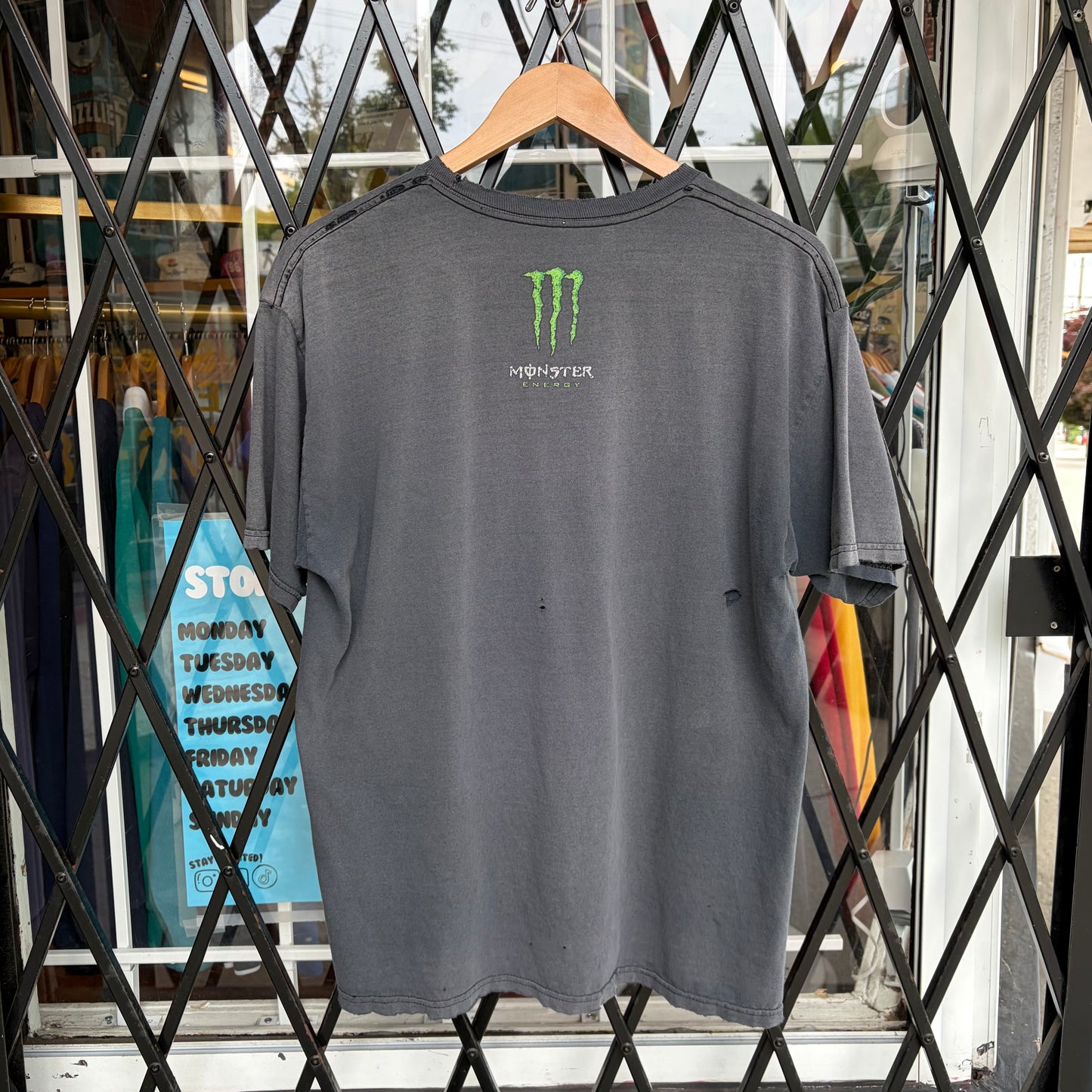 Y2K Monster Energy Tee - Size L