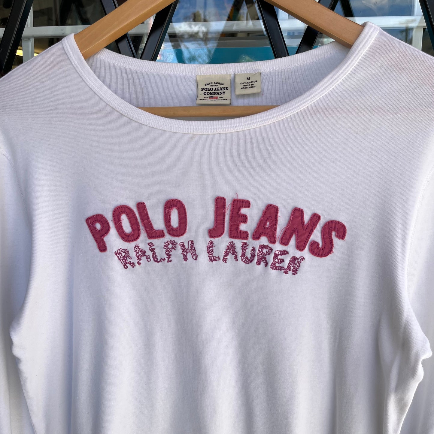 Y2K Polo Jeans Long Sleeve - Size WMNS S