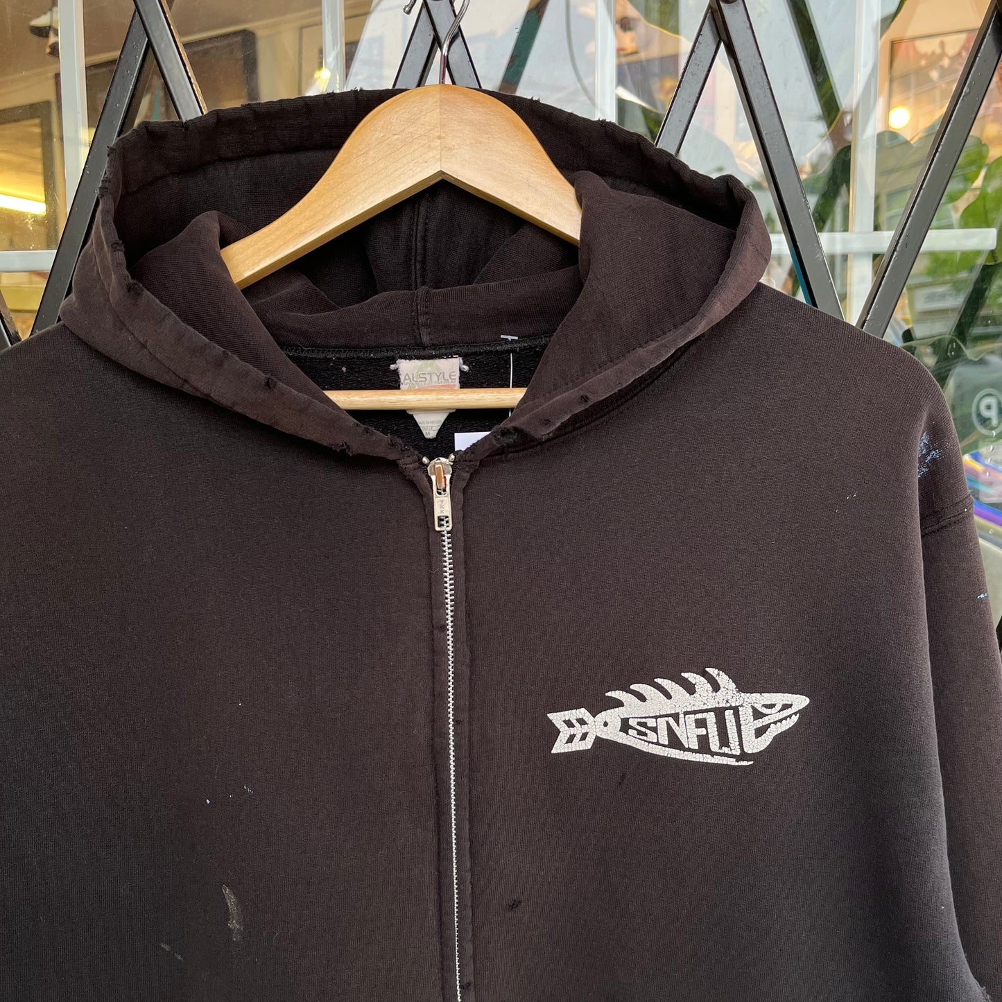 2000’s Distressed SNFU Hoodie - Size M