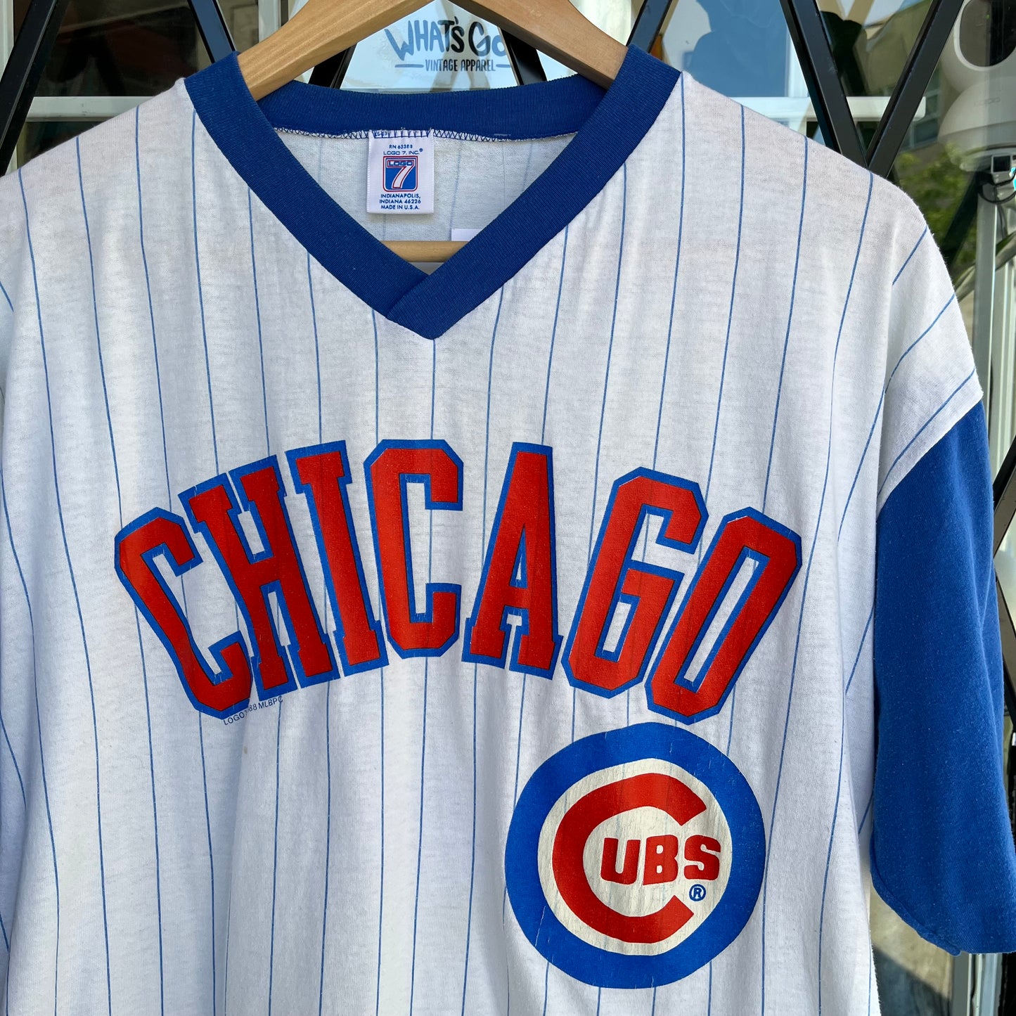1988 Logo 7 Chicago Cubs Shirt - Size XL