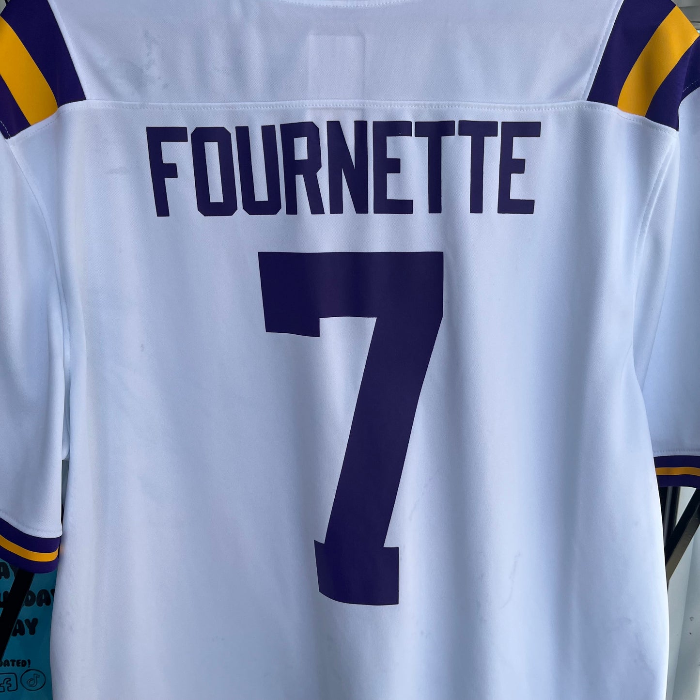 Nike LSU Fournette Jersey - Size XL