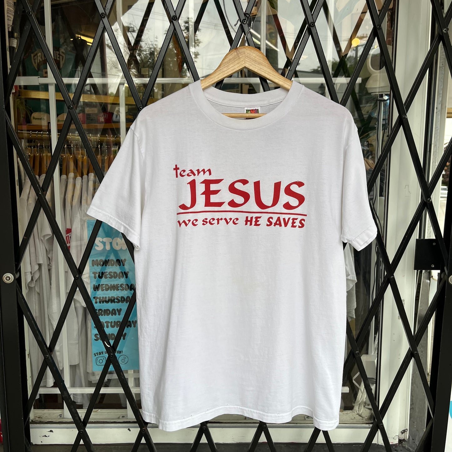 Vintage Team Jesus Tee - Size L