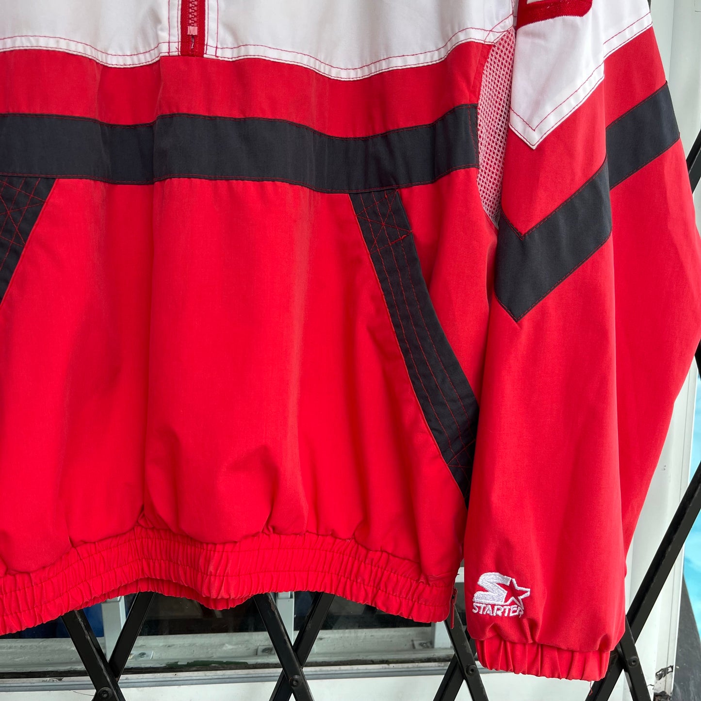 Vintage Starter Indiana University Hoosiers Pullover Windbreaker - Size L