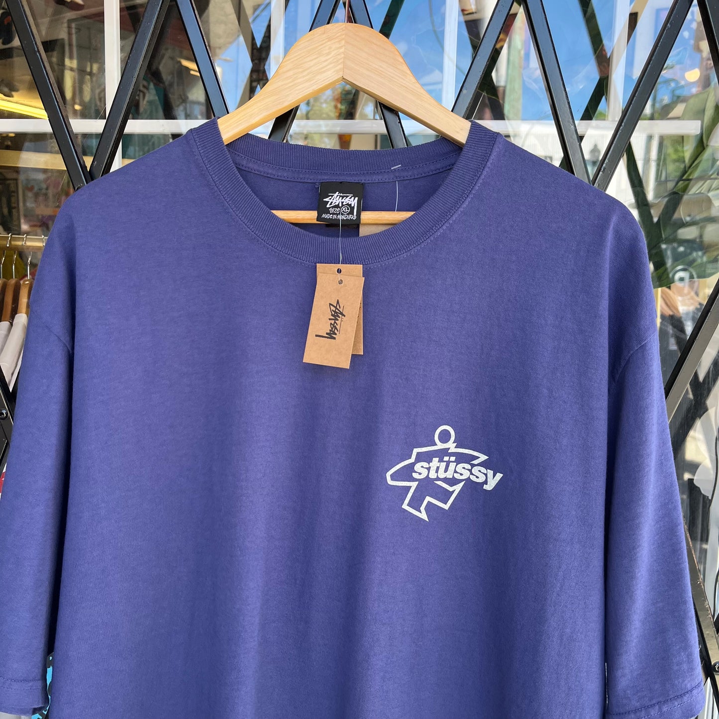 Stussy Surf Size Tee Indigo - Size XL