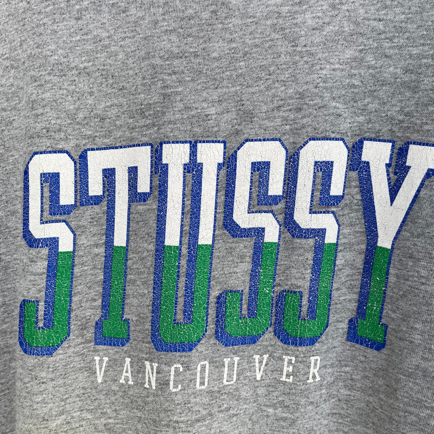 2017 Stussy Vancouver x Champions Raglan Shirt - Size L