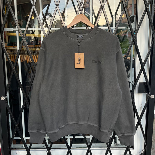 Stussy Jumbo Crew Pigment Dyed - Size S