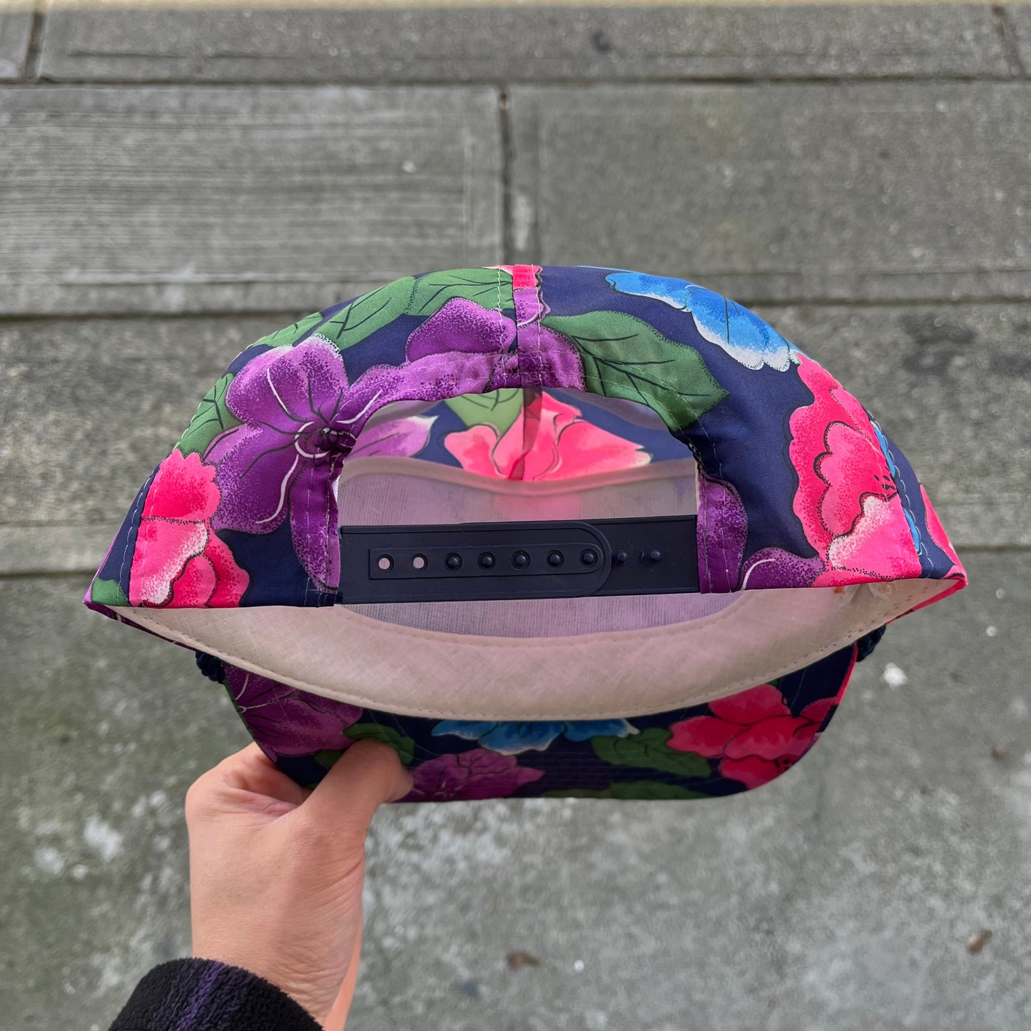 Vintage Dueck on Marine Dealership Floral Snapback