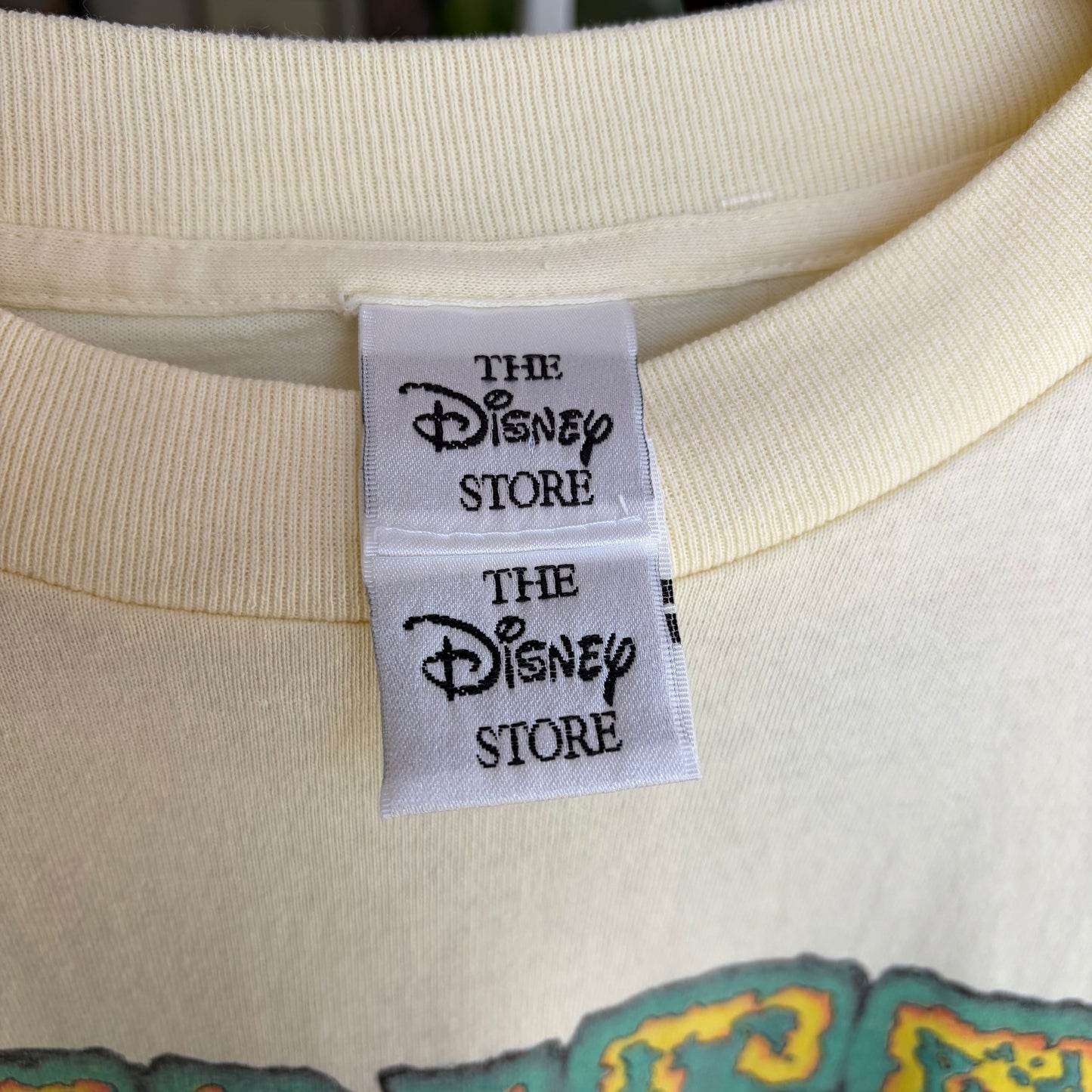 Vintage Disney Seven Dwarfs Miner League Hockey Sleeping Tee - Size OS