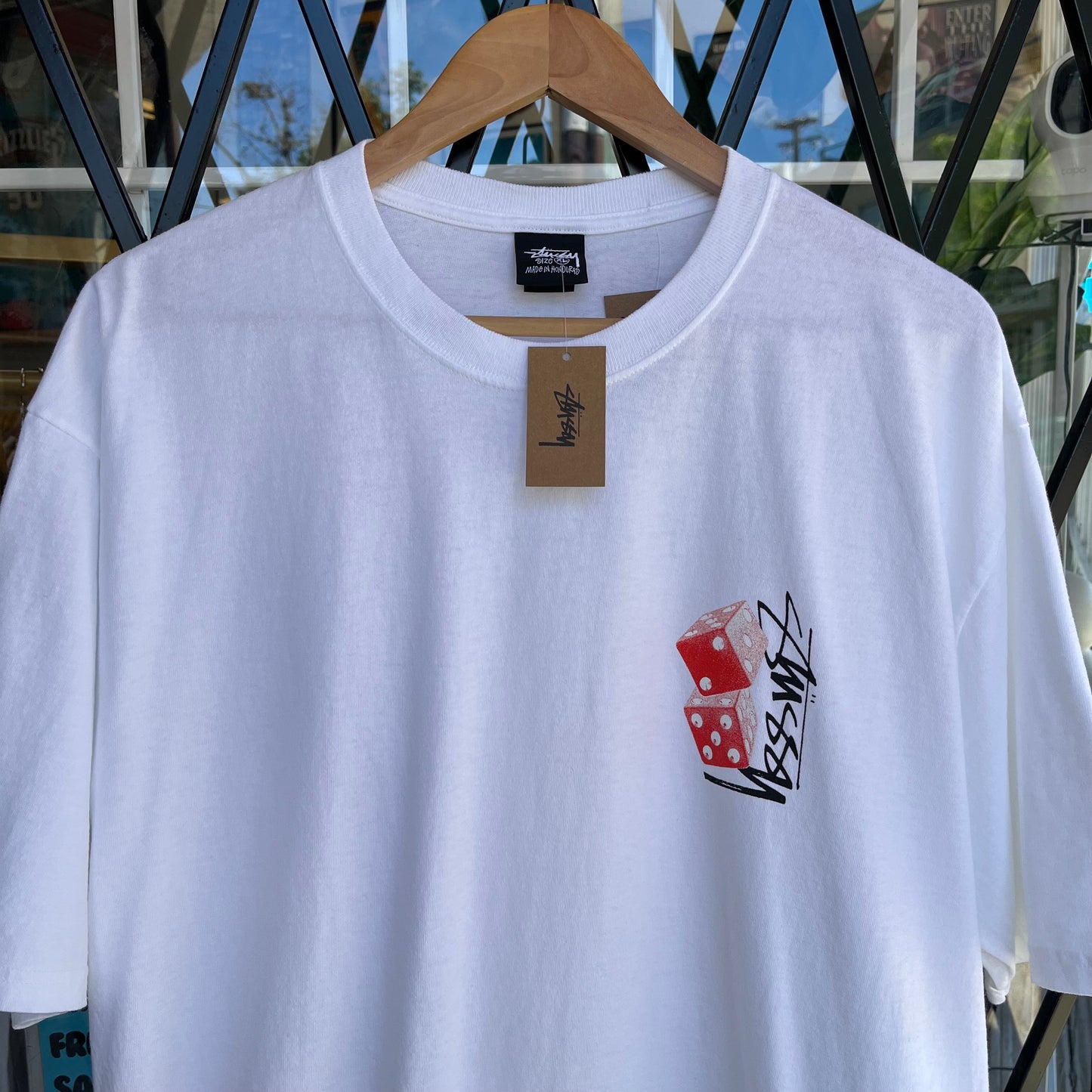 Stussy Tall Dice Tee White - Size XL