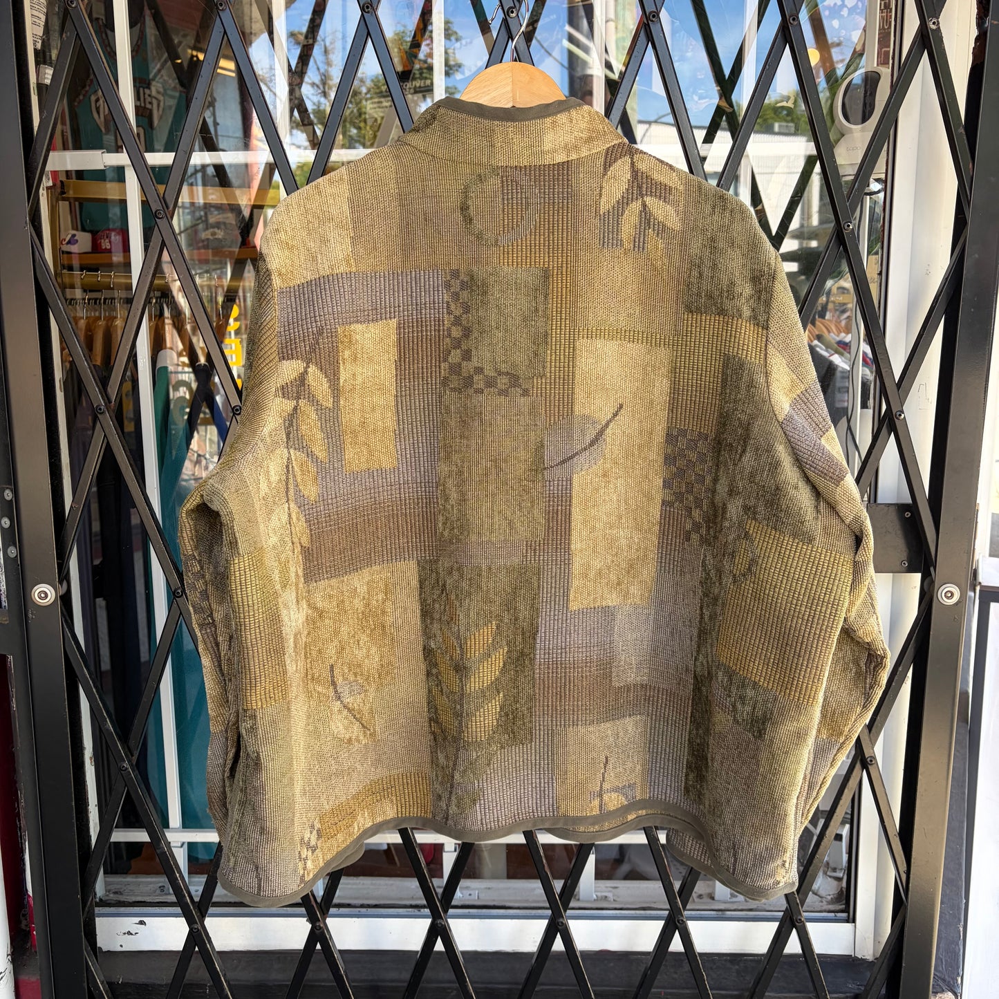 Vintage Tapestry Zip Up Jacket - Size Women’s 3XL