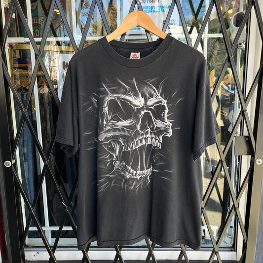 Y2K Skull Tee - Size XL