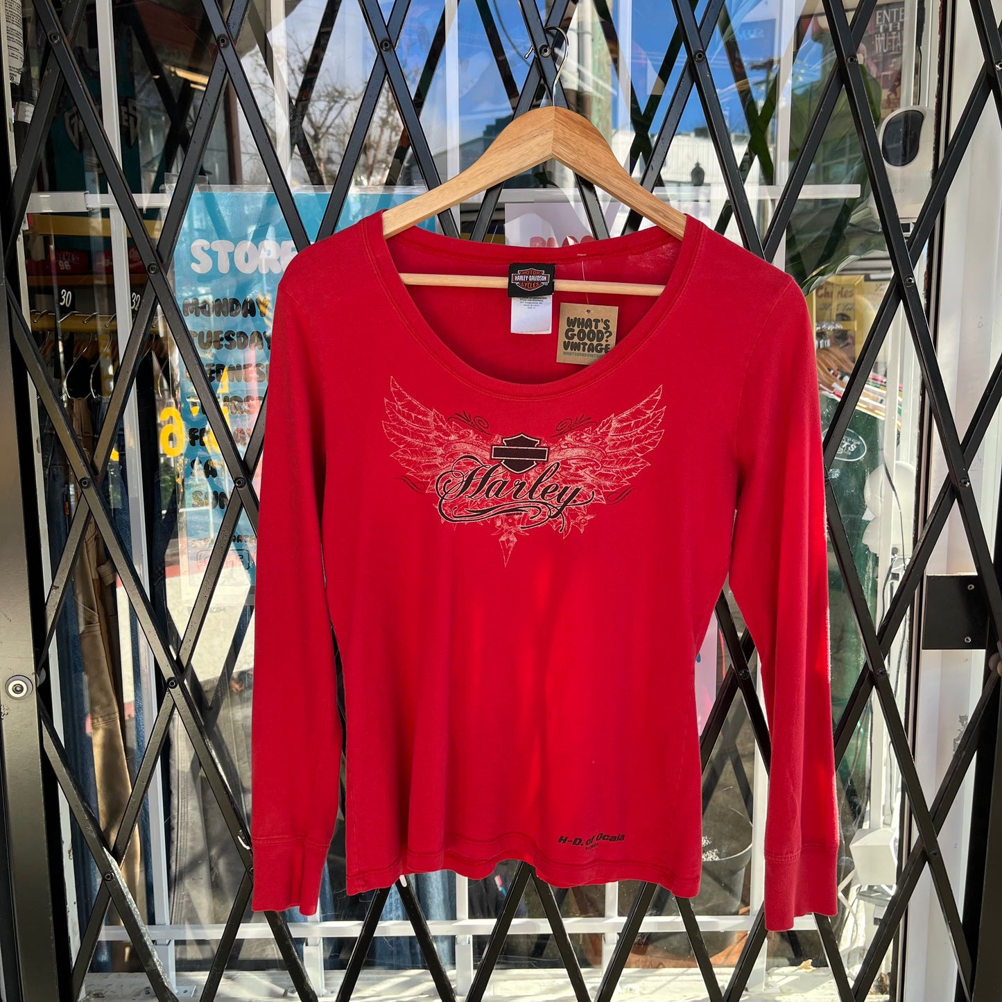 Y2K Harley Davidson Long Sleeve - Size Women’s M