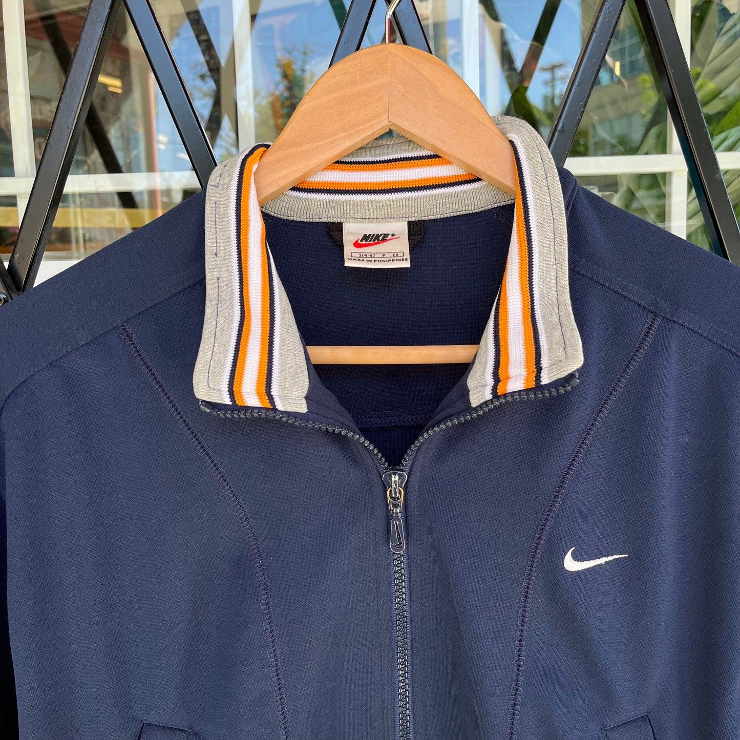 Vintage Nike Cropped Track Jacket - Size Womens S