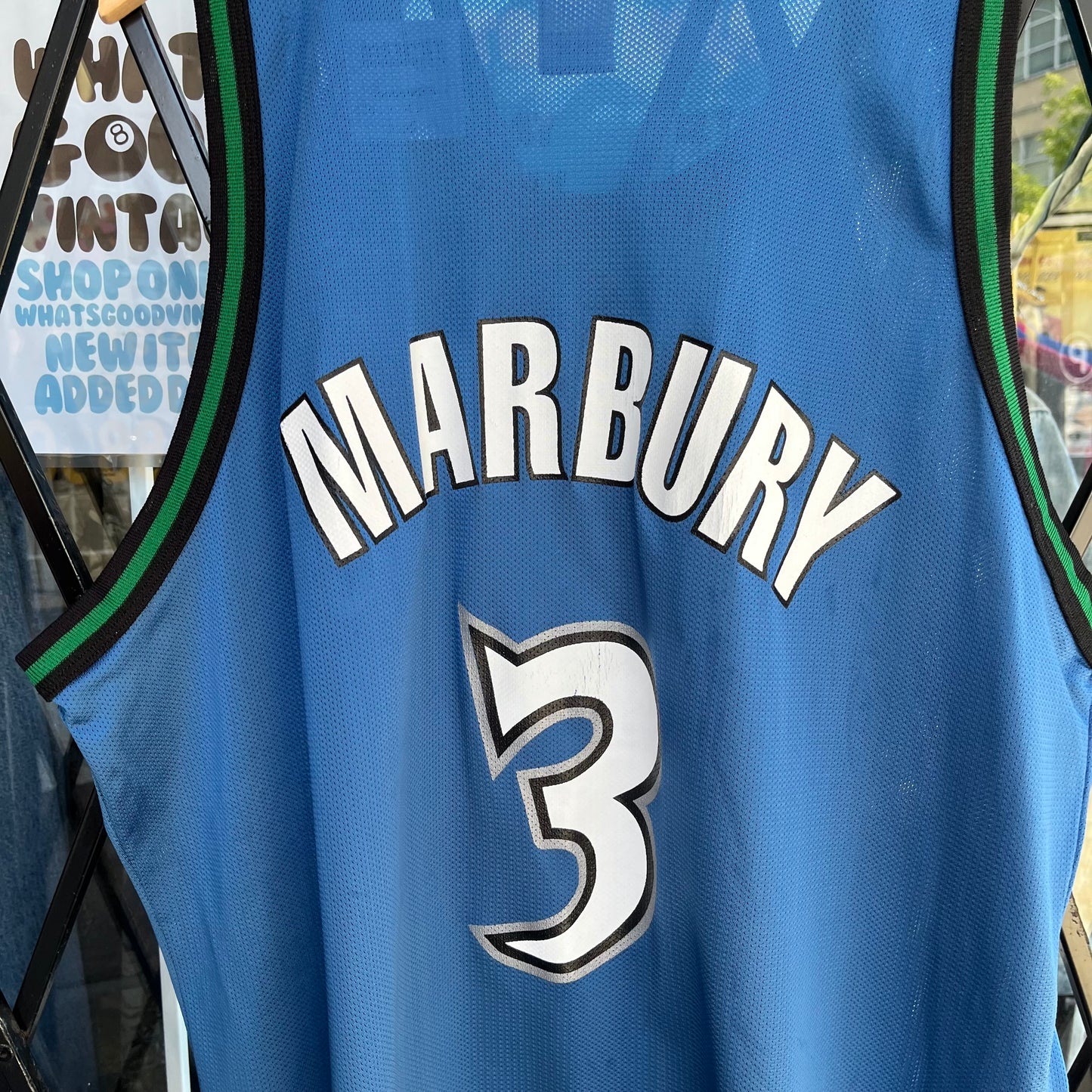 Vintage Champion Timberwolves Marbury Jersey - Size 52 (XXL)