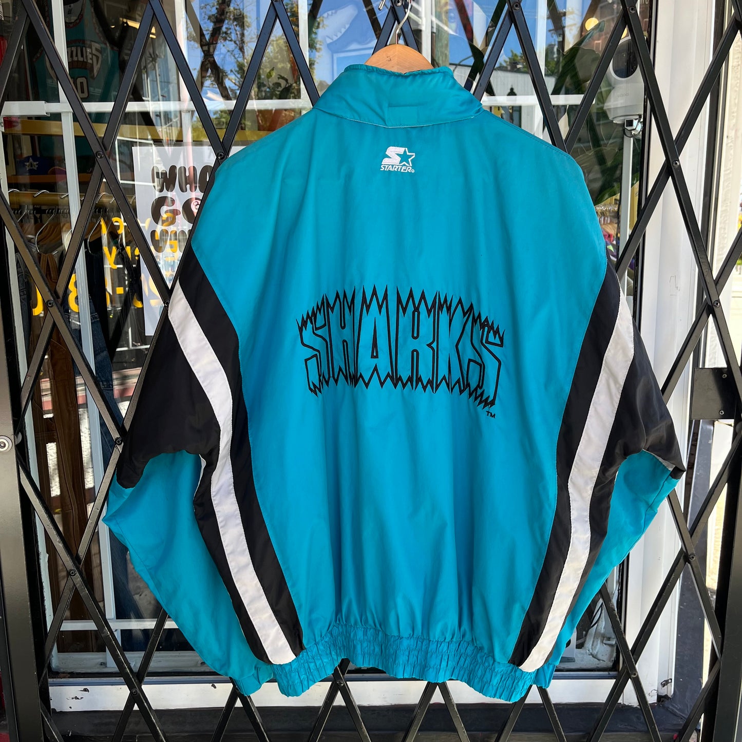 Vintage Starter San Jose Sharks Windbreaker - Size L
